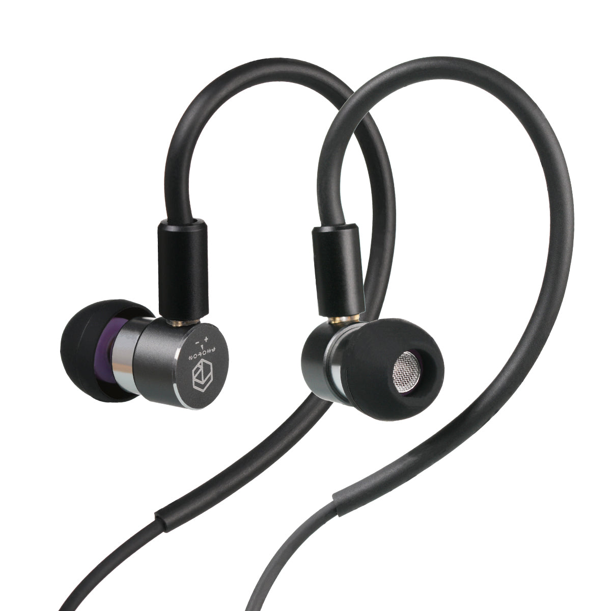 ROSESELSA Photon Pro Wired In Ear Earbuds, 0.78 2 pin Detachable Cable with HD Mics, Small Design Earphones for Gaming