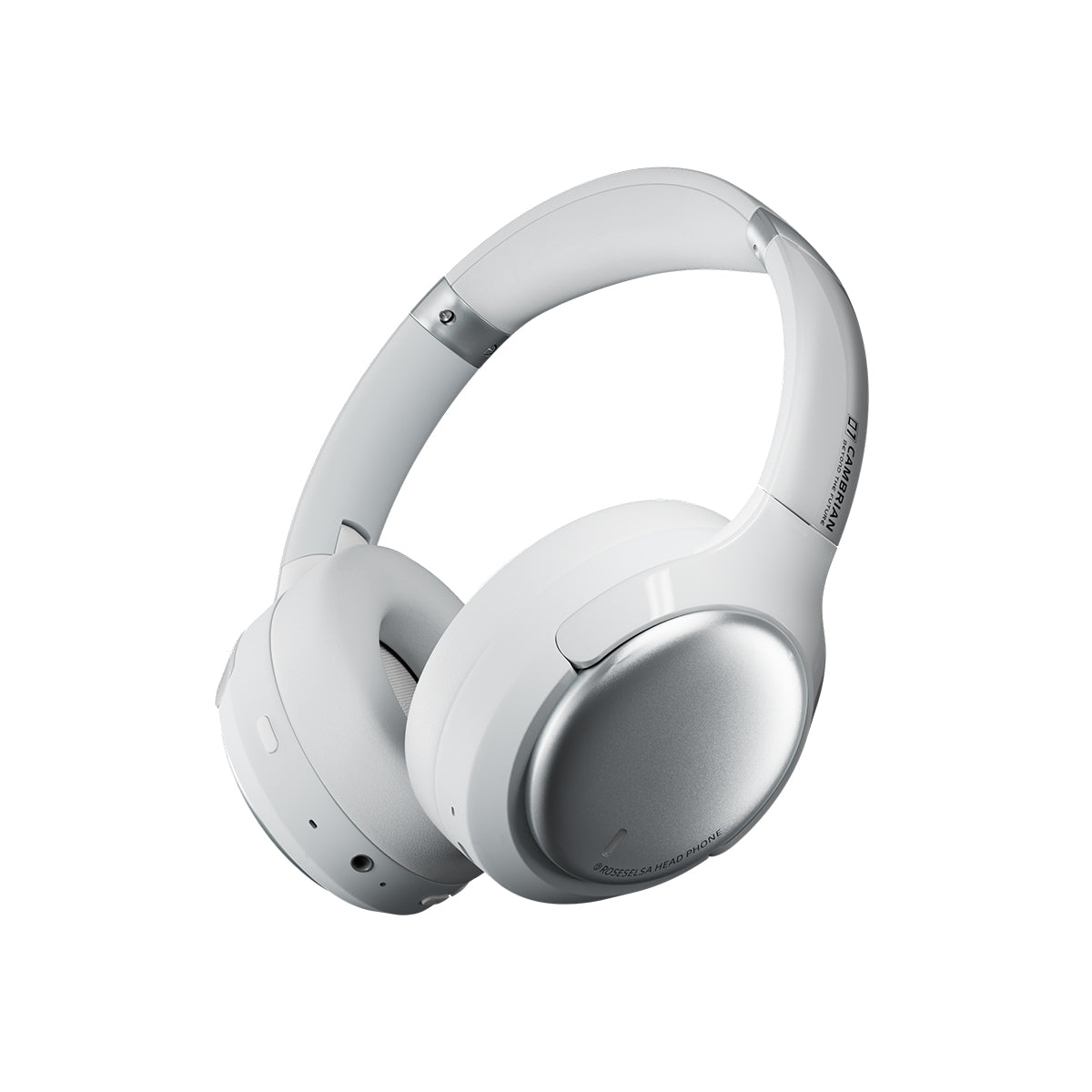 ROSESELSA CAMBRIAN Over Ear Wireless Headsets Active Noise Cancellation Detachable Cable Ultra Low Latency 100H Battery Life OOTD