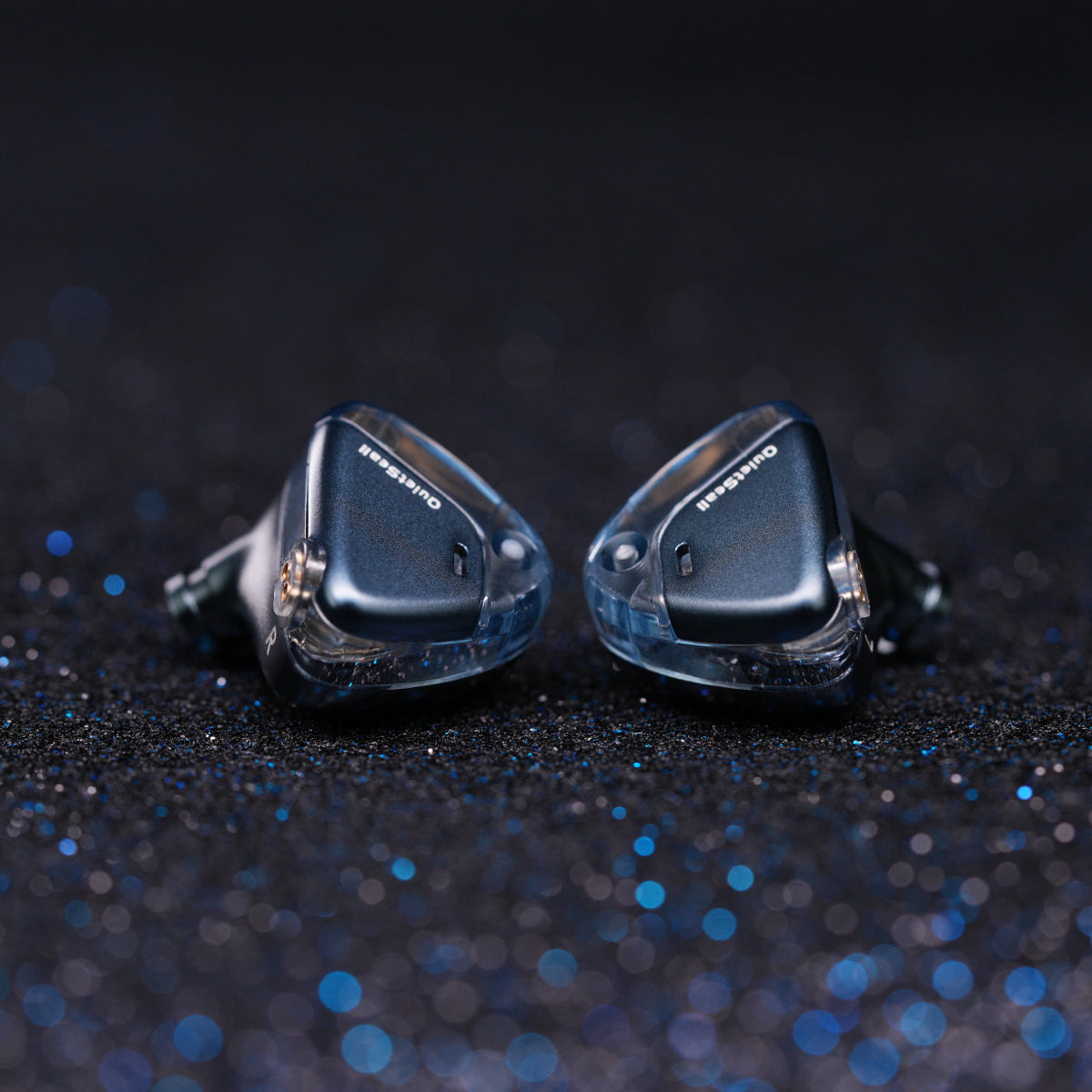 ROSESELSA QuietSea II Dynamic Diaphragm Driver In Ear Monitors, 1DD HIFI Wired Earphones with Module IEM Cable