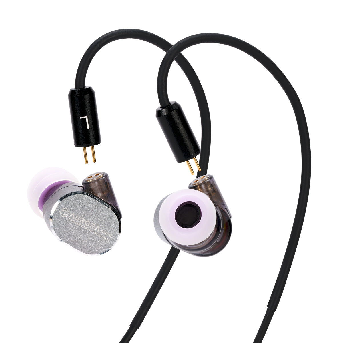 ROSESELSA Aurora Ultra 1DD+1PM Hybrid In Ear Monitors, HIFI In Ear Earphones with RZ200-m Dongle & IEM Cable