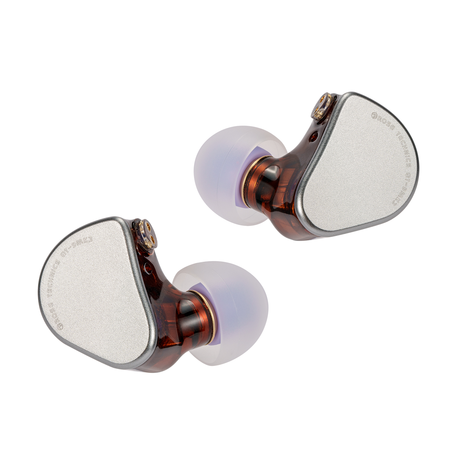 ROSESELSA QT9-MK3, 1DD+4BA Hybrid In Ear Monitors, HIFI Wired Earphones with Detachable IEM Cable