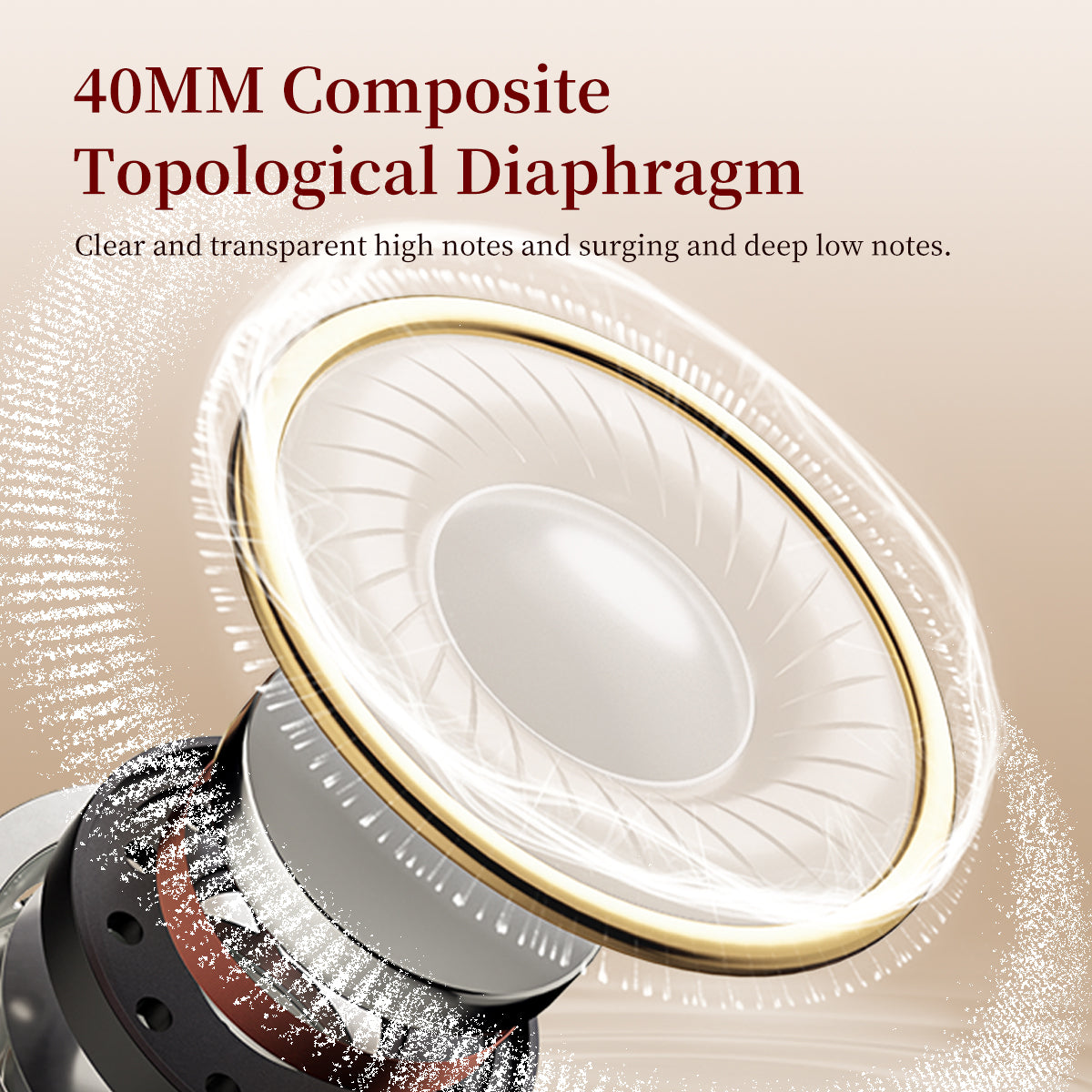 ROSESELSA Distant Mountain On Ear Classic Wired Headphones Retro Headset Celebrity Earphones OOTD Outfits for Street Snap Live Camera MMCX 3.5mm