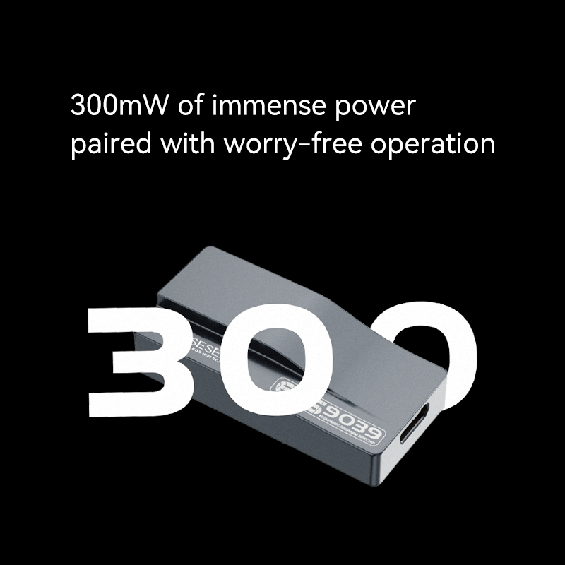 ROSESELSA RS9039/RS 9039 HIFI Headphone Amplifier & DAC, ESS9039Q2M DSP Chip, 3.5mm/4.4mm to Type-C/Lightning