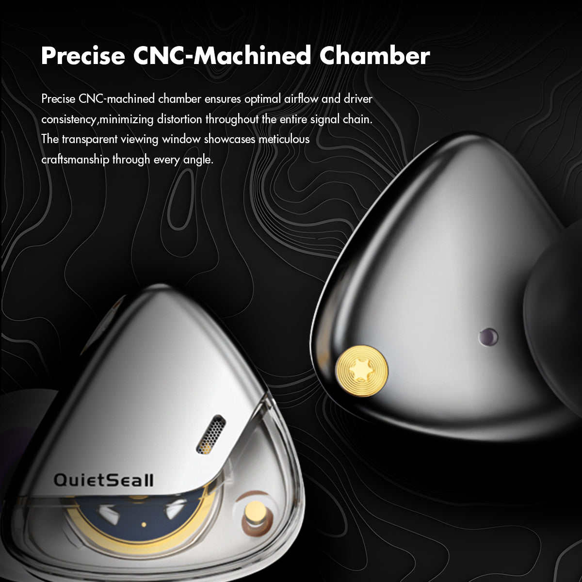 ROSESELSA QuietSea II Dynamic Diaphragm Driver In Ear Monitors, 1DD HIFI Wired Earphones with Module IEM Cable