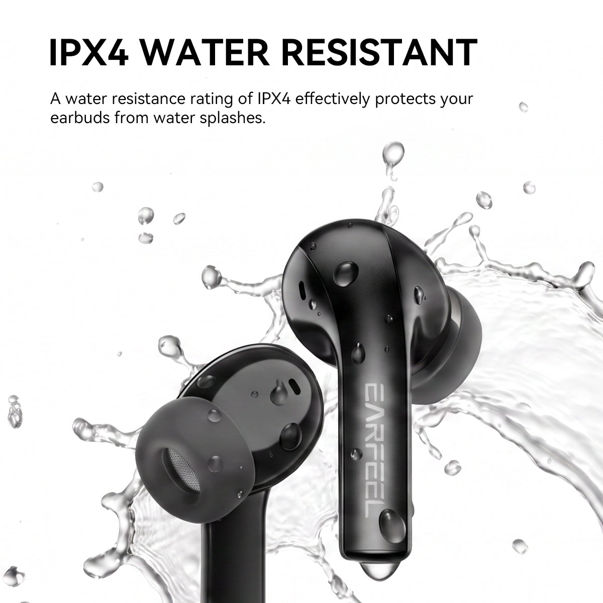 ROSESELSA EARFEEL i7 TWS Earbuds Hybrid Active Noise Cancelling Headphones LDAC LHDC HiFi Sound 55dB ANC 57H Battery Bluetooth 6.1 LC3 30ms Latency