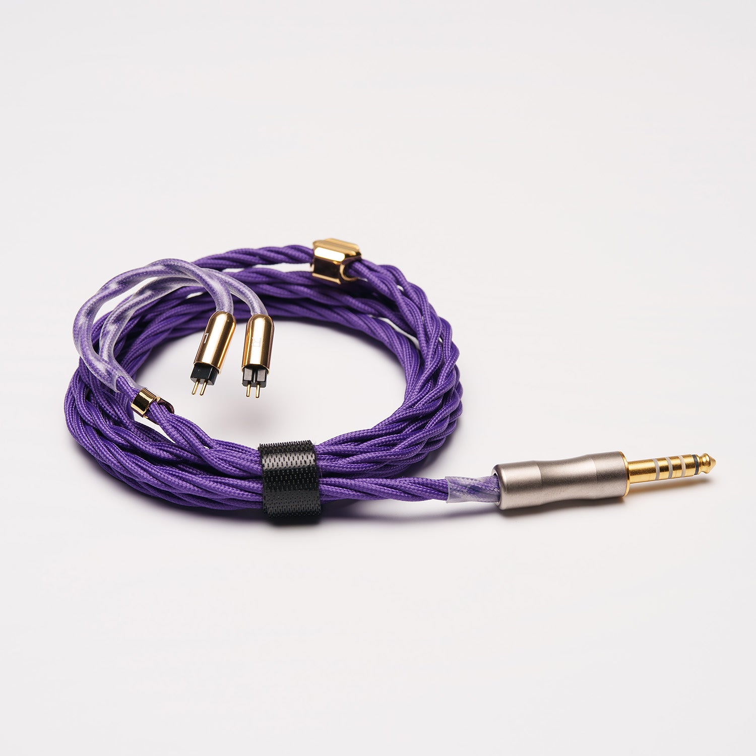 ROSESELSA Golden Rose Upgrade IEM Cable for HiFi Headphones 6N OCC Sin