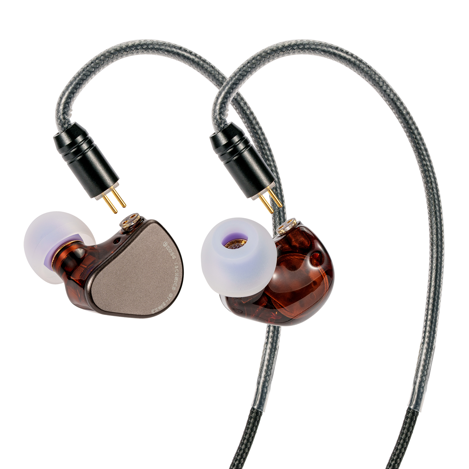 ROSESELSA QT9-MK3, 1DD+4BA Hybrid In Ear Monitors, HIFI Wired Earphones with Detachable IEM Cable