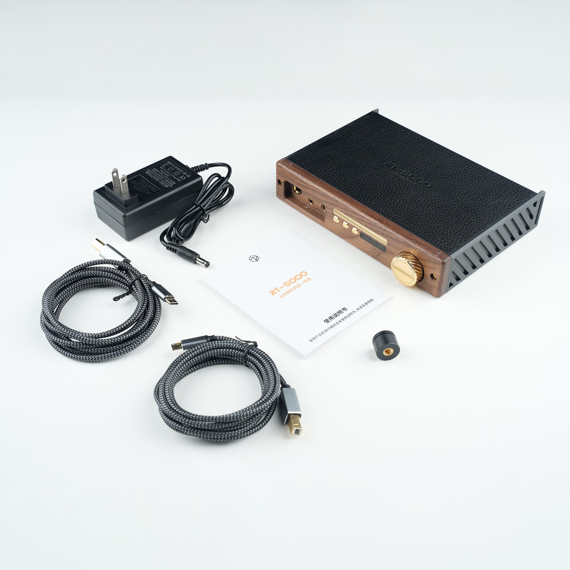 ROSESELSA RT-5000 Integrated Headphone Amplifier and Decoder High-End Dual ESS9038Pro Chips