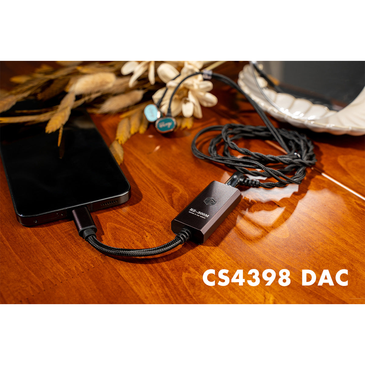 ROSESELSA QT-X, 1DD+6BA Hybrid In Ear Monitors, Wired Earphones for Audiophiles, with 0.78 2 Pin Detachable IEM Cable, ESS9039Q2M DAC