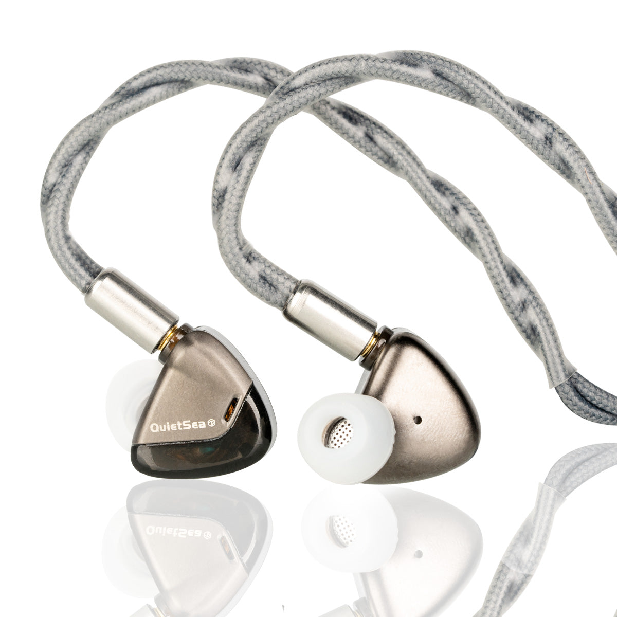 ROSESELSA QuietSea Dynamic Diaphragm Driver In Ear Monitors, HIFI Wired Earphones with IEM Cable