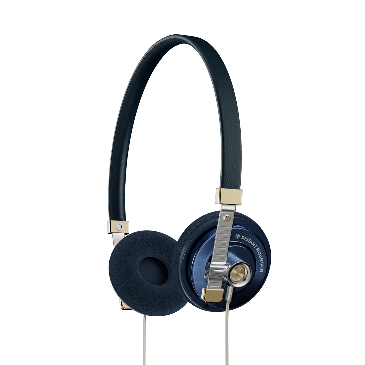 Distant Mountain 50 Retro On Ear Wired Headphones, Classic Headset, Celebrity OOTD for Street Style Livestream MMCX 3.5mm