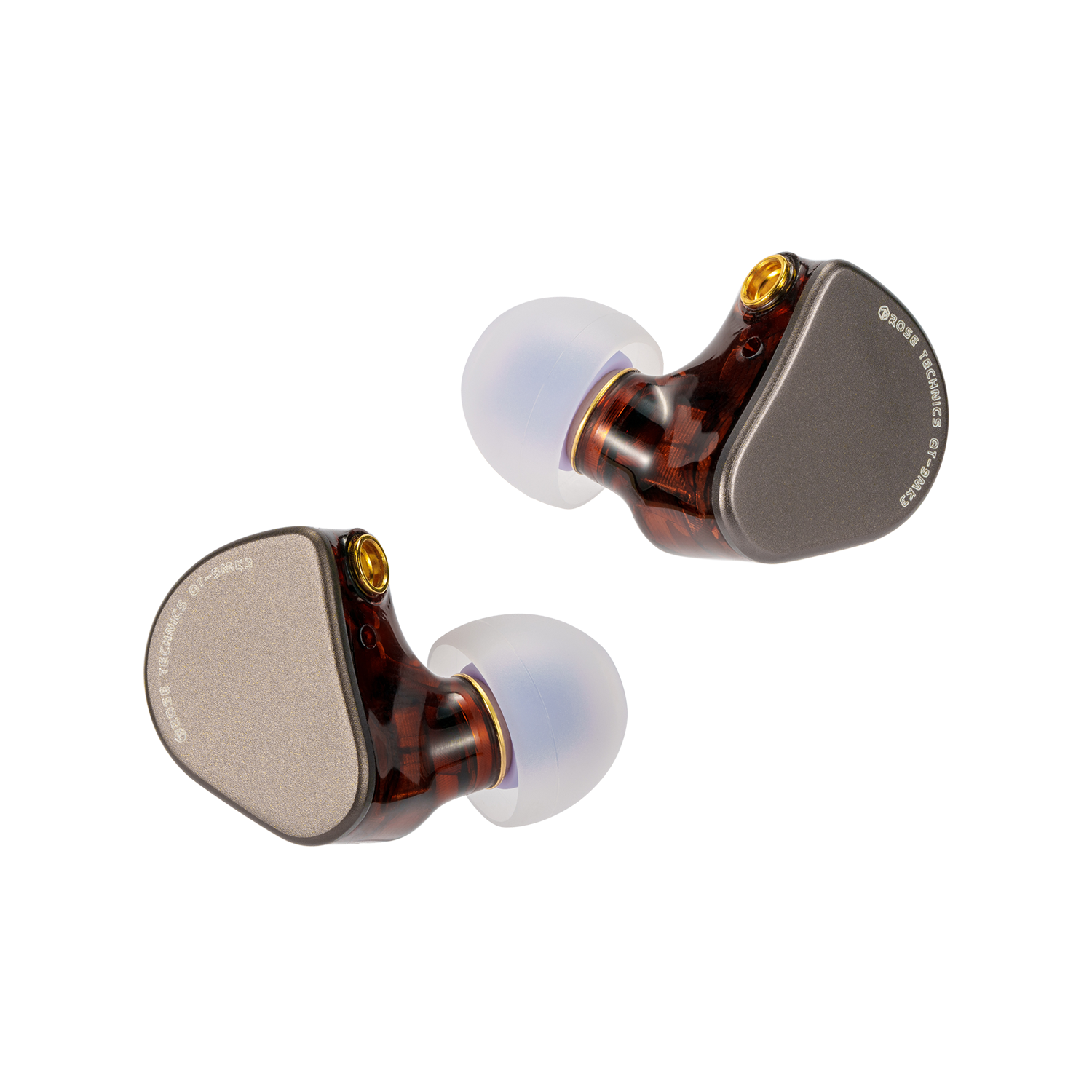 ROSESELSA QT9-MK3, 1DD+4BA Hybrid In Ear Monitors, HIFI Wired Earphones with Detachable IEM Cable